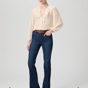 PAIGE Dark Blue Flare Jeans